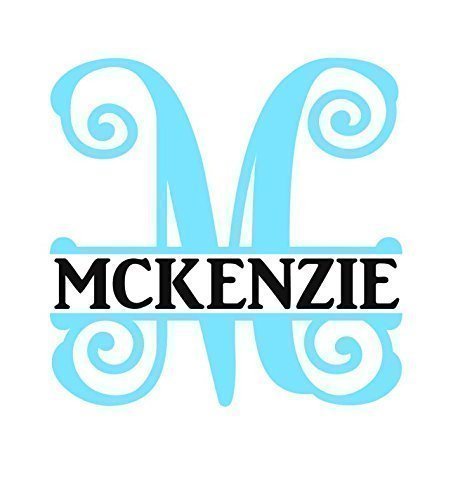 Monogram Initial Name Decal Sticker for Yeti Cups, Tumblers, Laptops, Car Windows