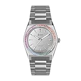 Accurist Ladies Origin 32mm Quartz Watch in Silver with Analogue Display, and Stainless Steel Bracelet 70015