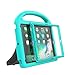 BMOUO Kids Case for iPad 9.7 2018/2017/iPad Air 2/1/Pro 9.7-Built-in Screen Protector Shockproof Handle Convertible Stand Case for iPad 9.7 Inch 2018 (6th Generation)/2017 (5th Generation),Turquoise