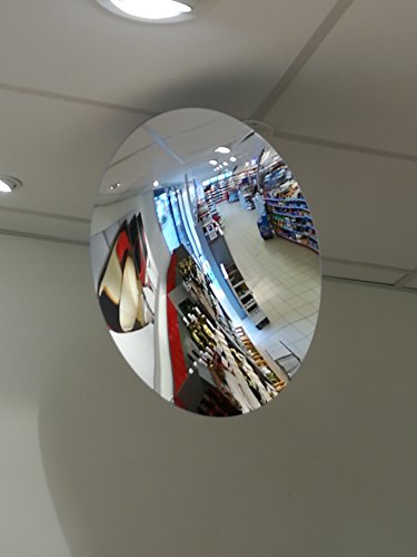 Verkehrsspiegel Kontrollspiegel Beobachtungsspiegel Spiegel interior 40 cm Cover