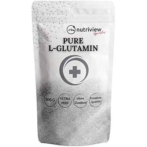 nutriview L-Glutamin Pulver 500g Vegan Cover