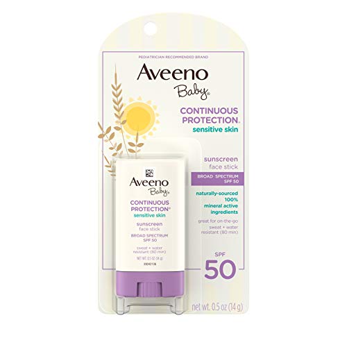 Aveeno Baby Products 17 Aveeno Baby spf50 Sunblock Stick - Pack of 2