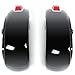 EGO BIKE Motorcycle Universal Saddlebags Hard Saddle Bag Trunk w/Light for Honda Yamaha Harley Suzuki Kawasaki