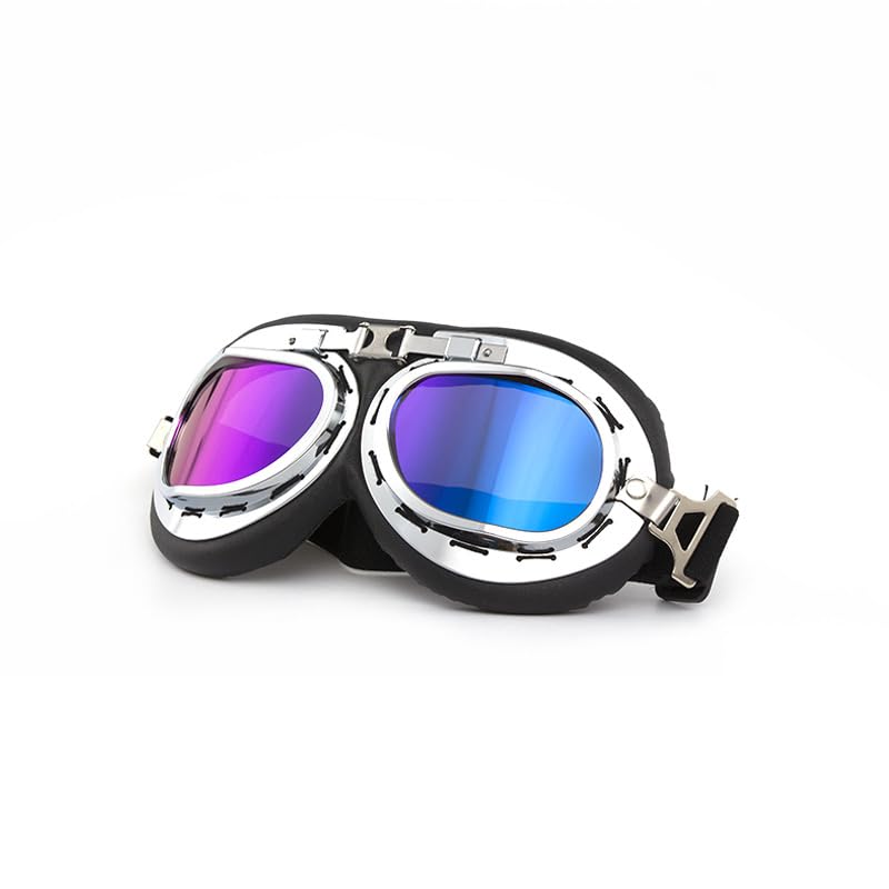 Cretassion Gafas retro de esquí y snowboard para hombre y mujer,