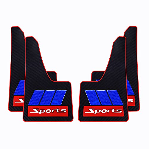 Image of Car Mud Flaps Rubber Reflective for Automotive Sedan Car Prevents Splashing of Dirt,Universal Mud Flaps Splash Guards for Cars (4)