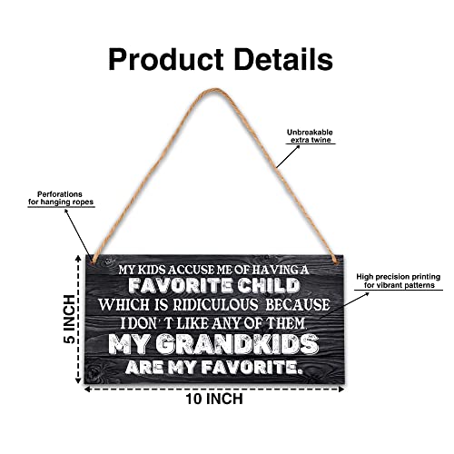 Mygrandkidsaremyfavoritewoodensigngrandparentsgift5x10rustichomedecorfarmhousesignmothersdaygiftfathersdaygifta23 Urban Country Home Decor My grandkids are my favorite wooden sign grandparents gift 5×10 rustic home decor farmhouse sign mothers day gift fathers day gift a23 urban country home decor
