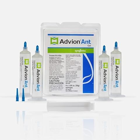 Advion Ant Gel Bait, 4 Tubes x 30-Grams, 1 Plunger and 2 Tips, Effective Ant Bait, Formulated with 0.05% Indoxacarb, Indoor and Outdoor Use, Ant Killer Gel for Control of Most Major Ant Species Cover