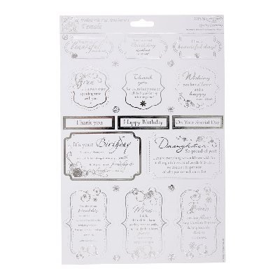 ANT 157120 Die-Cut Sentiments, Multi