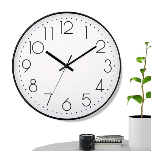 Generico Wall Clock, Circle Interval Clock, 10 Inches Silent Non