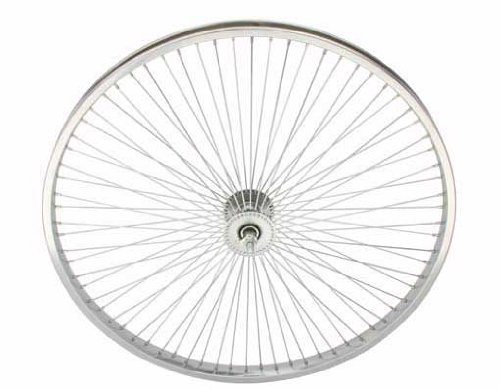 Lowrider 26" 72 Spoke Front Wheel 14G Chrome. Bicycle Wheel, Bike Wheel, Bike Wheel, Bicycle Wheel, Chopper, Beach cuiser, Stretch Bike, Bike Part, Bicycle Part