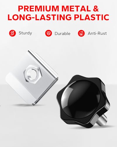 Amazicha Saddlebag Locks Theft Deterrent Saddle Bag Mounting Screw Bolt Black Fit for Harley Davidson Touring Street Glide,Electra Glide, Road Glide, Road King 1988-2024