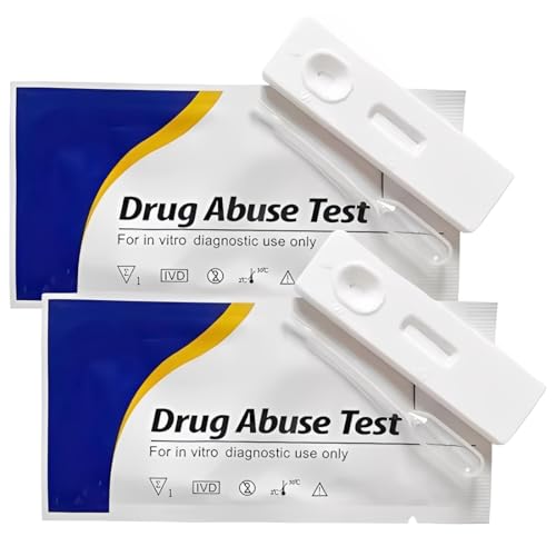 YOFDAL 2x THC Drogentest schnelltest,Drogenschnelltest Urintest Teststreifen Easy,Ergebnis in 8 Minuten