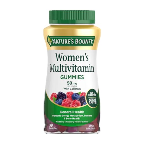 Nature's Bounty Women Multivitamin Gummies, Mixed Berry and Raspberry - image 1