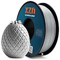 XZN PLA Filament 1.75mm Silver, 3D Printer Filament 1kg Spool (2.2lbs), Neatly Wound, +/- 0.02mm Precision, No Clog/Bubble, Excellent Layer Adhesion, Fits Most FDM Printers