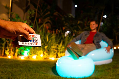 Air Candy Inflatable Illuminated City Style Chairs Perfect For Indoors & Outdoors (Led Multicolored Chair With Remote) #TOP7
