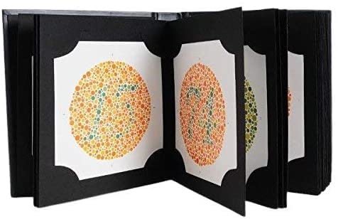 Ishihara Book 38 Plate Edition with Occluder and User Mannual