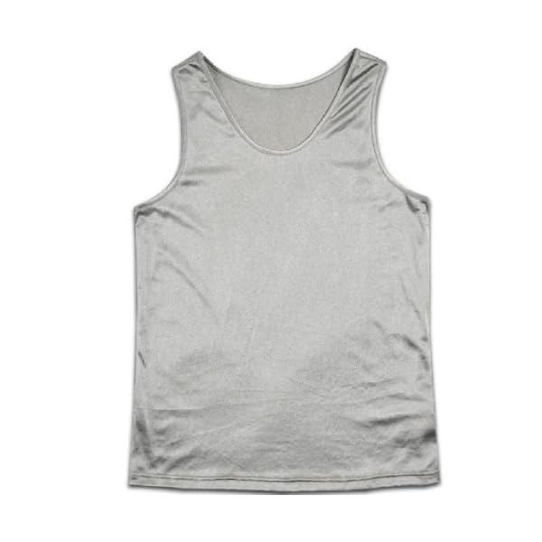 Anti-Radiation Protection Clothes Unisex Men Women Tank T-Shirt Shield 8900690 Silver
