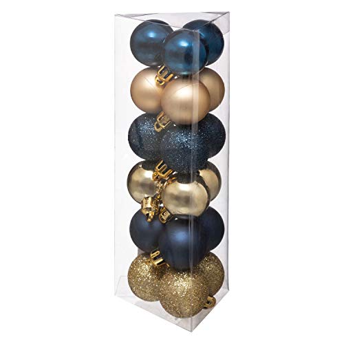 Féérie Lights & Christmas Kit déco pour Sapin de Noël - 18 Pièces - Bleu et Or Cover