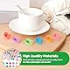 100pcs Luminöses Harz Schnecken Miniaturen Mini Harzschnecken leuchten in der dunklen Schnecke Figur Mini Harz Schnecken Figuren Leuchtende Miniaturschneckenfiguren Dekorative Schneckenschmuck