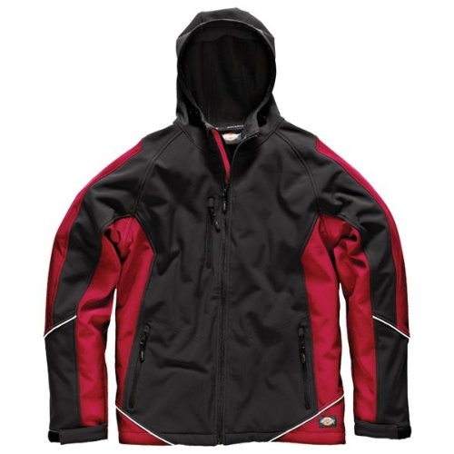 Dickies Two Tone Softshell Jacket Dickies JW7010 BK 3XL Size 3X