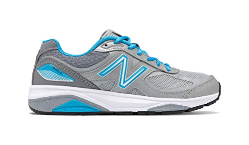 New Balance Women's Made in US 1540 V3 Running Shoe, Silver/Polaris, 5 M US