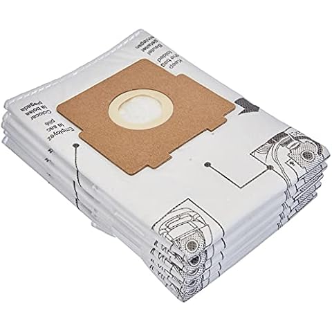 TECNHOGAR 915510 Vacuum Bag, Synthetic, White Cover