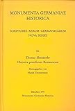 Thomas Ebendorfer. Chronica pontificum Romanorum (MGH - Scriptores Rerum Germanicarum, Nova Series)