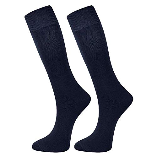 Kit 5 Meias Sociais Part.B Masculina Algodão Azul Tam 39 ao 43