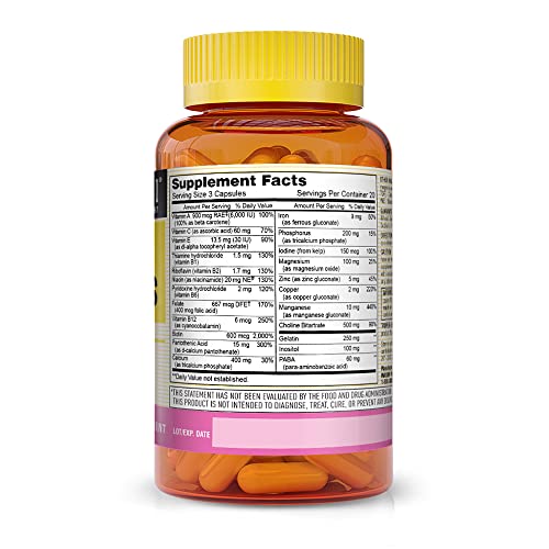 Mason Natural Body, Hair, Skin & Nails With Vitamins A, E, C And Biotin - Healthy Hair, Skin And Nails, Premium Beauty Supplement, 60 Capsules #TOP1