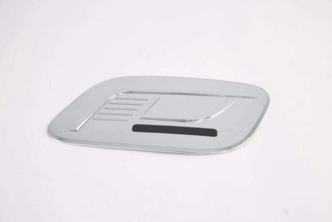 Chrome Car Fuel Gas Tank Cap Cover Gas Door Cover Trim Emblems Compatible For Kia Seltos 2020-2021-2022-2023