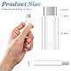 Adapter für Apple Pencil 1 Auf USB C und iPad 10th Gen, Adapter Lightning Auf USB C Lightning USB C Adapter, Ladeadapter Adapter USB C für Apple Pencil 1. Generation, Unterstützt Bluetooth Kopplung