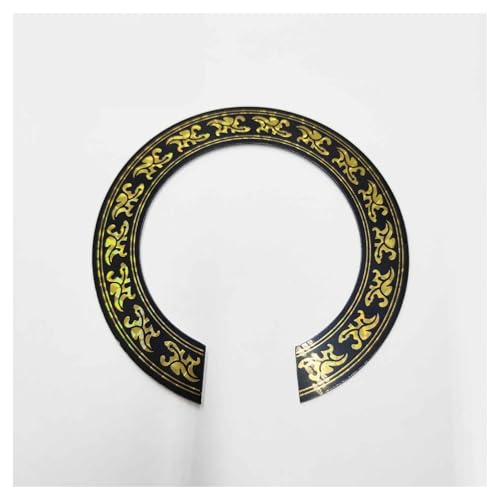 39�C���`�N���V�b�N�ؐ��A�R�[�X�e�B�b�N�M�^�[�T�E���h�z�[�������O�X�e�b�J�[�~�`�p�^�[���������z�C�[���X�e�b�J�[(Black Yellow)