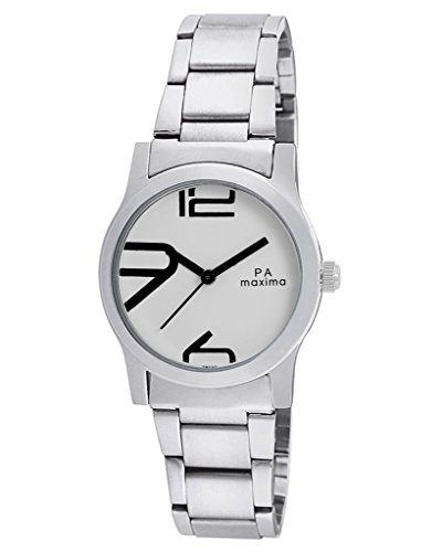 5 Best Women's Watches Under 5000 on Amazon India 22 Maxima Brass Attivo Analog White Dial Women Watch - 28020Cmli, Si...