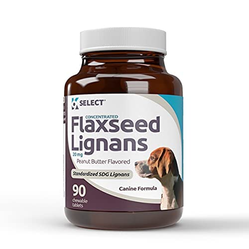 Buy K9 Select Concentrated Flaxseed Lignans for Dogs, 20mg 90 Peanut