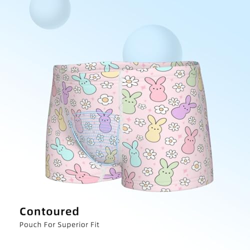 Boys' Cotton Boxer Brief Soft Underwear-Colorful Bunny4
