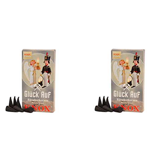 KNOX Coni di incenso - Set di 2 fragranza: fortuna...
