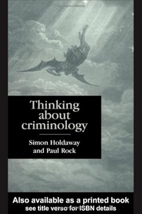 Thinking About Criminology book cover