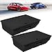 Produktbild FanpBow Tesla Model Y Sitz-Organizer Box Aufbewahrungsbox unter dem Sitz Organizer unter den vorderen Sitzen verstecktes, Under Seat Organizer für Tesla Model Y Zubehör 2023 2022 2021 (2 Stück)