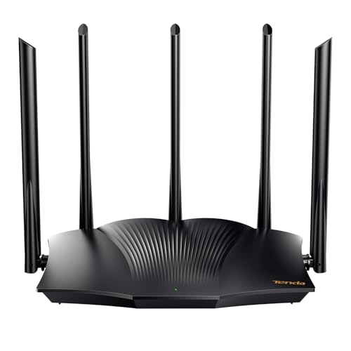 Tenda WiFi 6 Gaming Router, AX3000 Dual Band Gigabit Wireless Router for Home, Long Range Coverage...