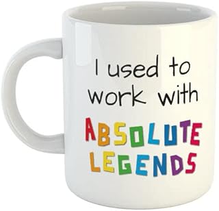I used to work with absolute legends Leaving Mug | Funny Mugs | Novelty Mugs | Leaving Mugs | Office Mugs | New Job Mugs | Colleague Gift | Cup | Retirement | Novelty Gifts