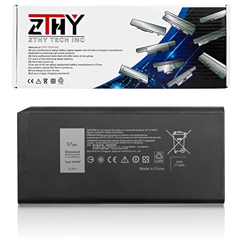 ZTHY 97Wh X8VWF Battery Replacement for Dell Latitude 14 Rugged 5404 5414 E5404 Extreme 7404 7414 E7404 Series P45G P46G P46G001 P46G002 CJ2K1 VCWGN 4XKN5 YGV51 DKNKD XN4KN XRJDF 453-BBBE 453-BBBD Cover