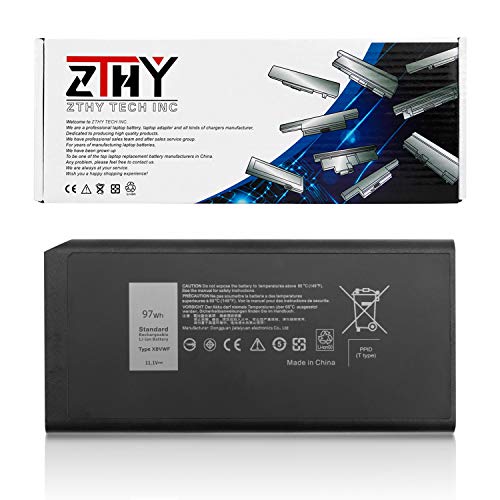 ZTHY 97Wh X8VWF Battery Replacement for Dell Latitude 14 Rugged 5404 5414 E5404 Extreme 7404 7414 E7404 Series Laptop CJ2K1 VCWGN 0VCWGN YGV51 DKNKD XN4KN XRJDF 0W11V7 453-BBBE 11.1V 8700mAh 9Cell