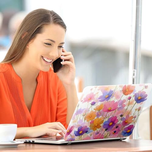 Image of Galaxsia Floral D12 Full Body Vinyl Laptop Skin /Sticker /Cover Upto 15.6 Inches Laptops Laminated-Removable-HD Quality Compatible for Hp-Dell-Sony-Lenovo-Asus etc.(15x10 Inches)