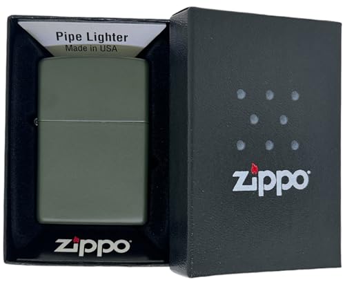 Encendedor Zippo Clásico para Pipa Verde miniatura 3