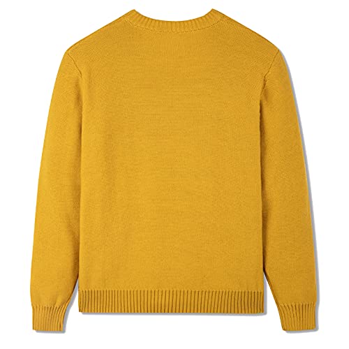 Image of BOBOYOYO Boys Sweaters 100% Cotton Cable Knit Kids Sweater Striped Pullover