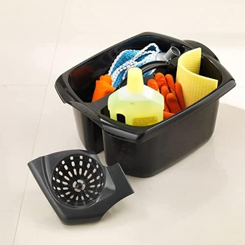 Addis 508862 Double Bucket and Wringer in Graphite