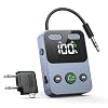 Bluetooth 5.3 Transmitter Receiver, 2-in-1 Adapter for Airplane, Bluetooth Transmitter for 3.5mm Aux Jacks Headphone, TV, Home Stereo, Speakers, Headphone, Car, Dual Connection