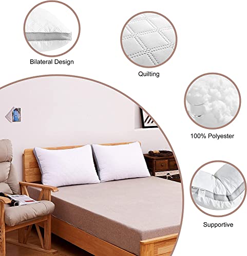 Lariess Cozy Series Quality Pillows For Sleeping [Set Of Two] Premium Plush Fiber, Bed Pillows For Side And Back Sleeper（King） #TOP3