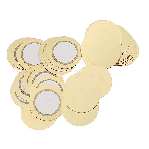 Levemolo Electronic Alarm Buzzer Pick-up Piezo Transducer Piezo Discs Piezoelectric Discs for Acoustic Instrument Pickups