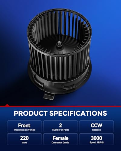 Image of KAX AC Blower Motor Compatible with Nissan Sentra 2013 2014 2015 2016 2017 - HVAC Heater Blower Motor Replaces# 76986,700295
